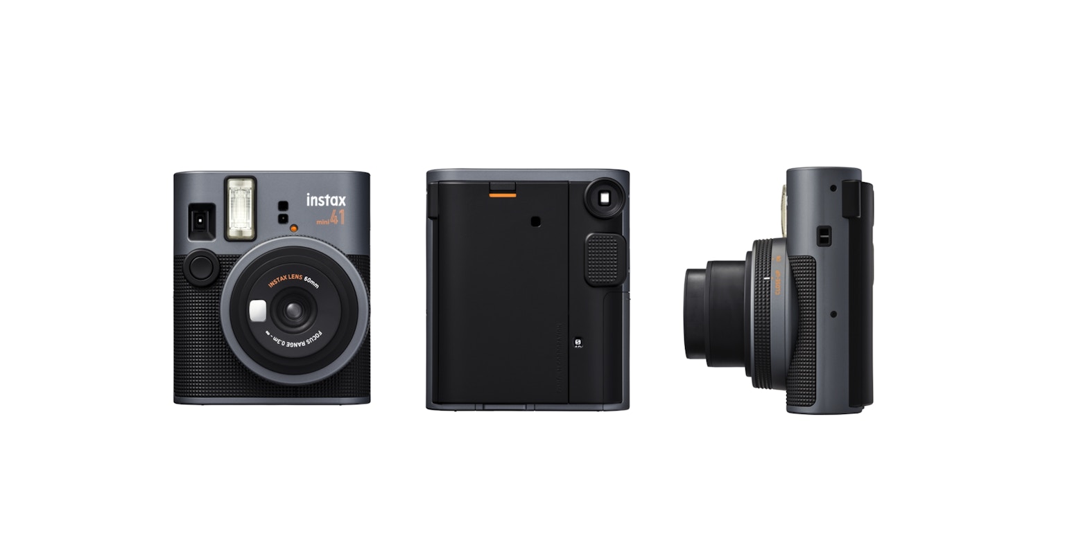 Nuovo arrivo: l'ultimo modello di instax mini 41 con design alla moda e capacità di macro migliorate | Fujifilm