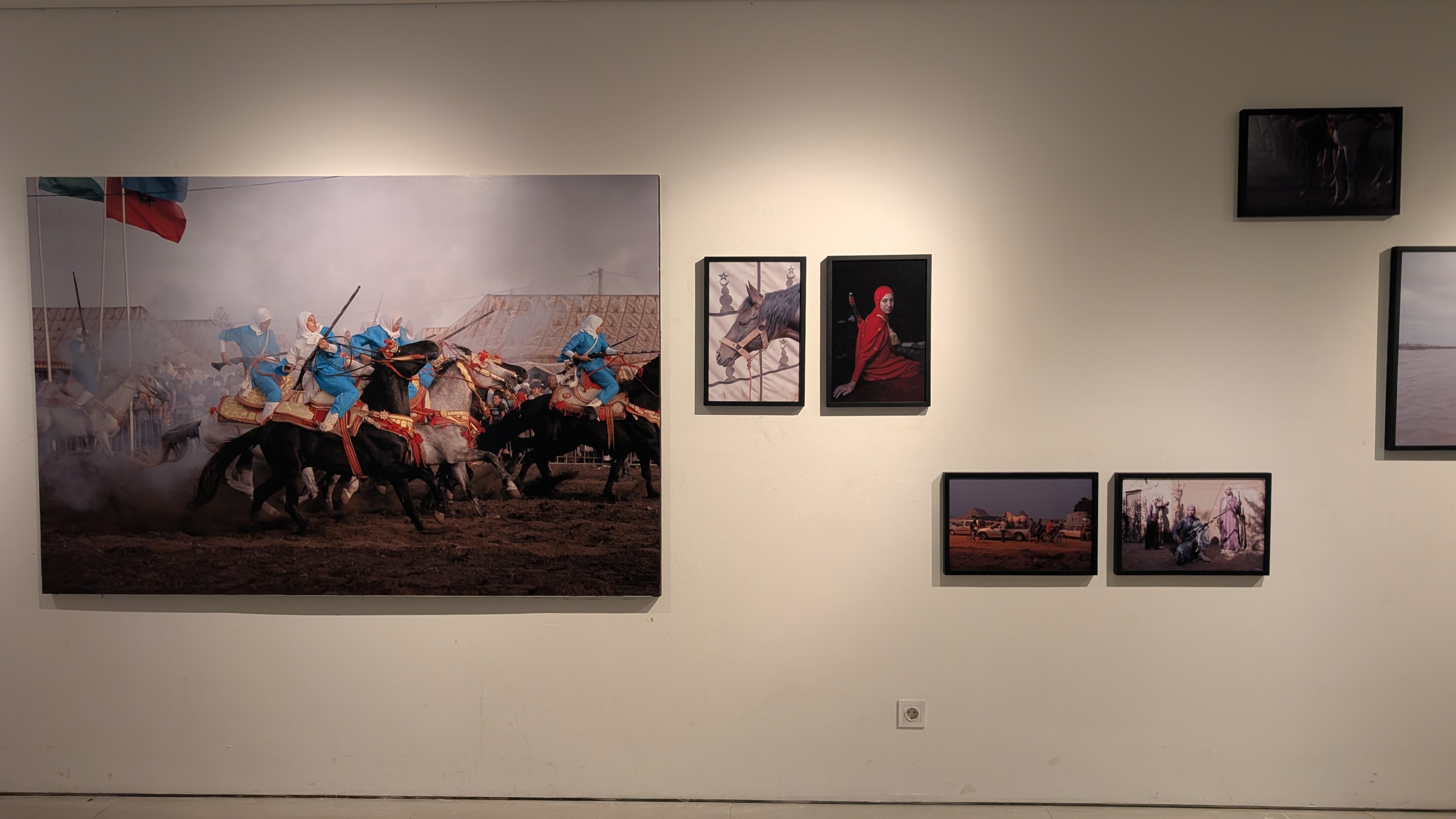 Chantal Pinzi『Farīsāt: Gunpowder’s Daughters』の展示風景