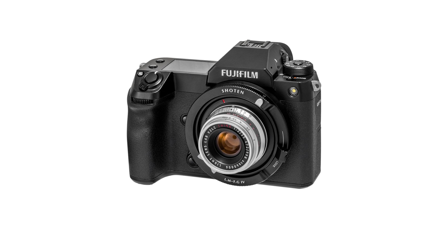 Anuncio del adaptador de montura "LM-FG IV" para lentes Leica M a montura Fujifilm G | Shoten