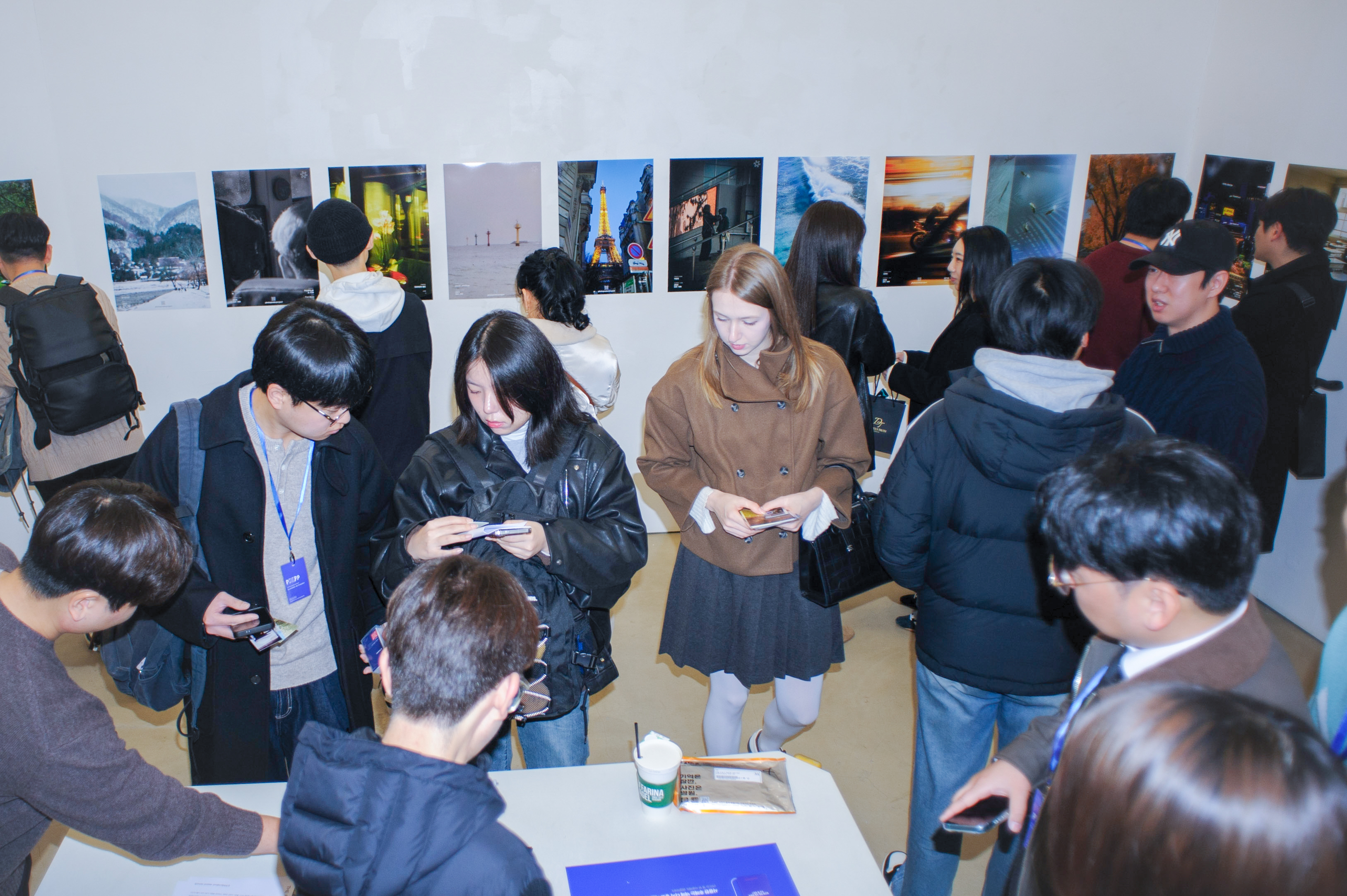 photo poster project (ソウル) の様子