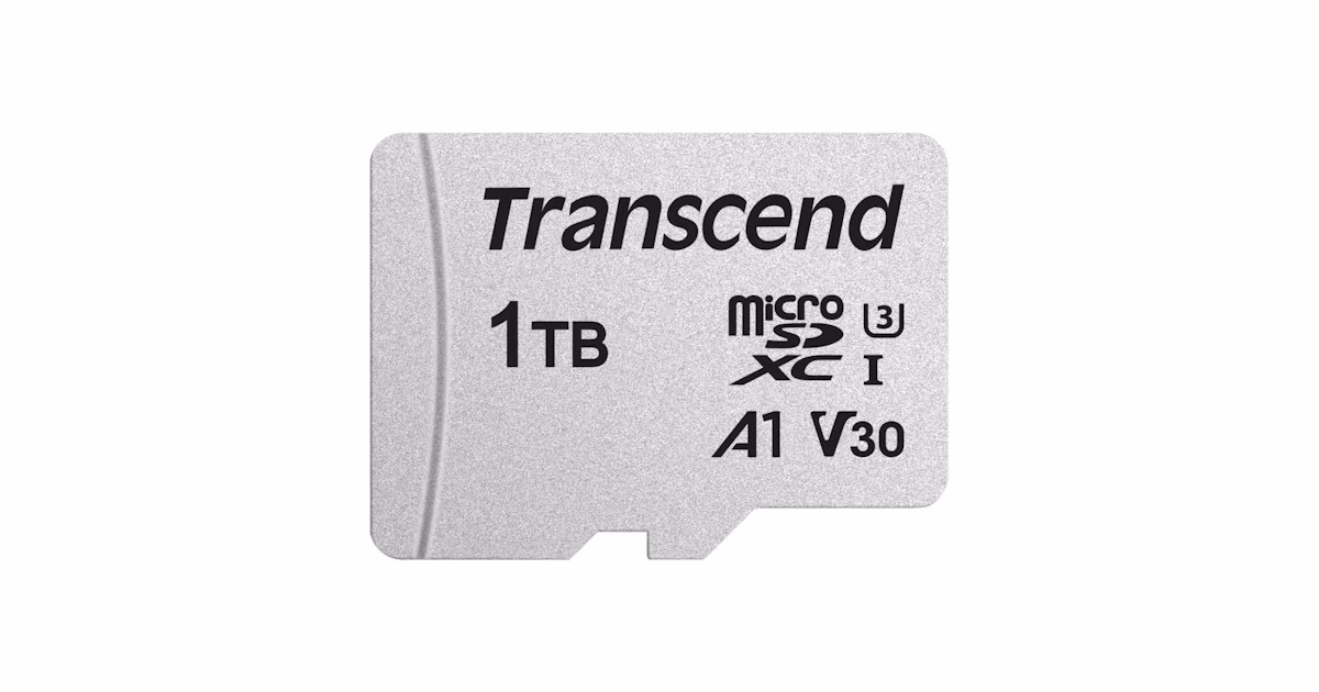 Nuova scheda microSDXC da 1TB con alta capacità e trasferimento veloce | Transcend Japan