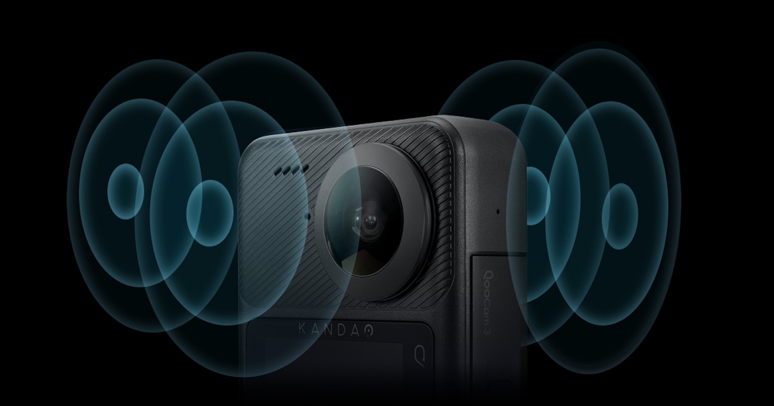 Cámara 360° «QooCam3» con alta resolución y sensibilidad lumínica | Kanado