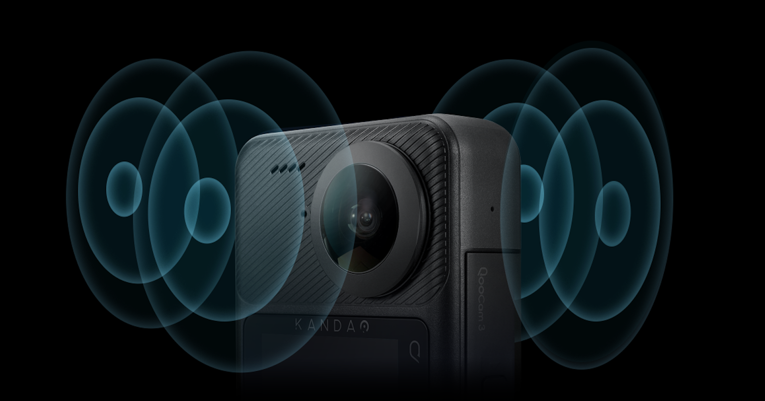 QooCam3: A 360-Degree Camera Delivering Exceptional Resolution and Light Sensitivity | Kanado