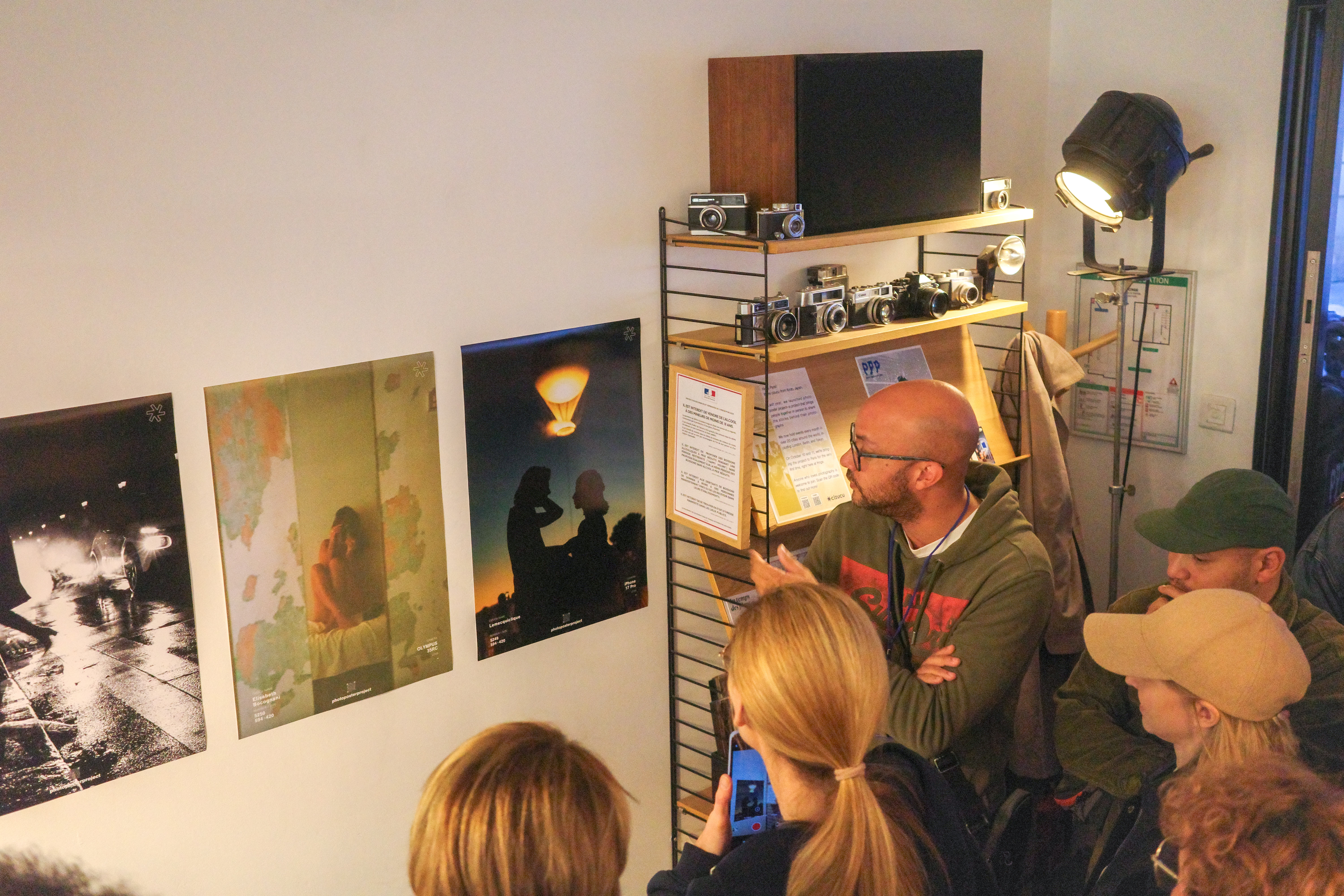 Einblick in das photo poster project in Paris