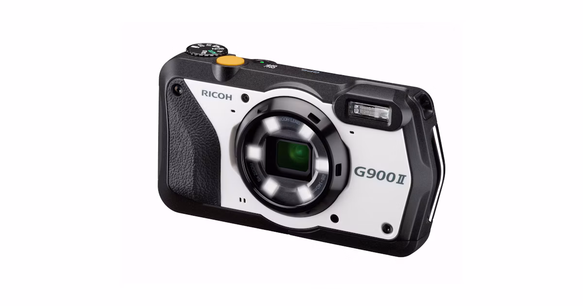 Annuncio della fotocamera digitale impermeabile e antiurto affidabile per ambienti difficili "RICOH G900 II" | Ricoh Imaging