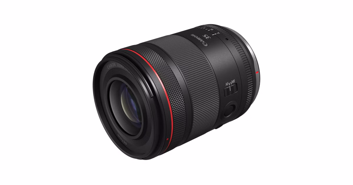 Lente de alto rendimiento para grabación de video 'RF35mm F1.4 L VCM' lanzada | Canon