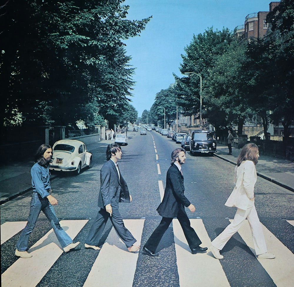 © Iain Macmillan. | Das 12. Originalalbum der Beatles „Abbey Road“, veröffentlicht am 26. September 1969.