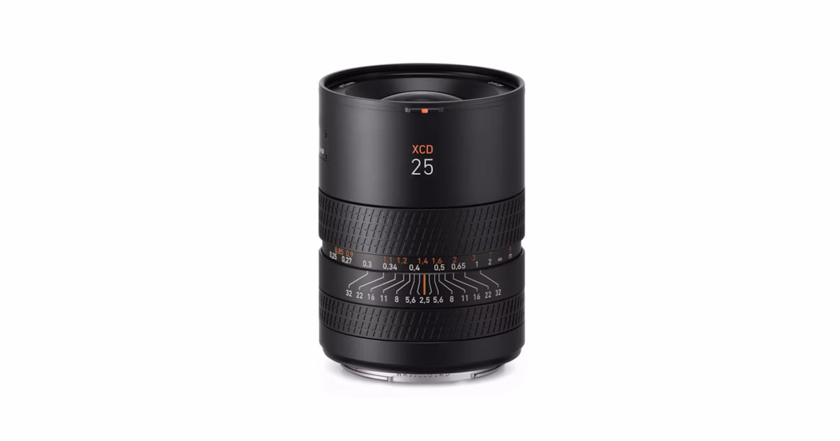Lente gran angular ideal para fotografía nocturna 'XCD 2,5/25V' | Hasselblad