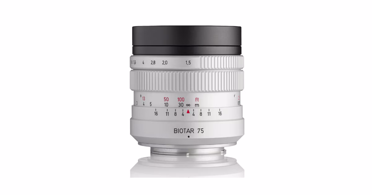 Lensa MF Tradisional 'Biotar 75mm F1.5 II' | Kenko