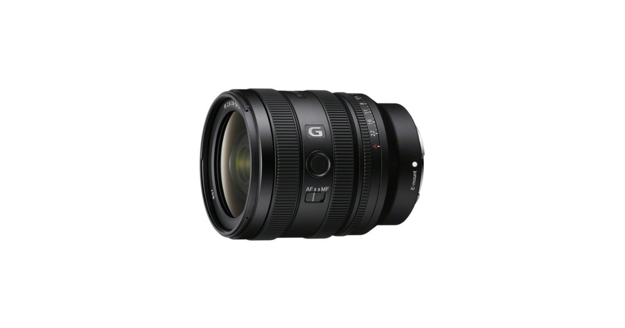 Lensa G Standar Zoom Bukaan Besar Full Frame yang Ringan dan Kompak “FE 24-50mm F2.8 G” | SONY