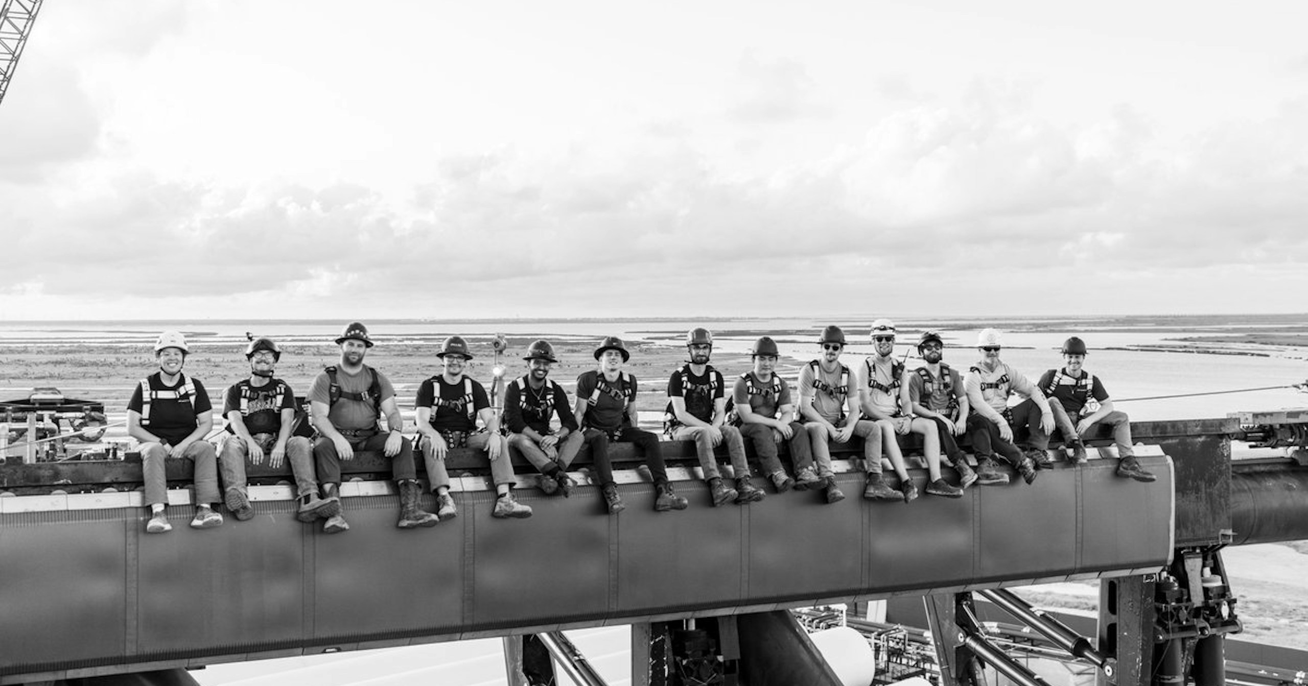 SpaceX Recreates Iconic Photo, 'Lunch Atop a Skyscraper' in the Space Age | Release #324