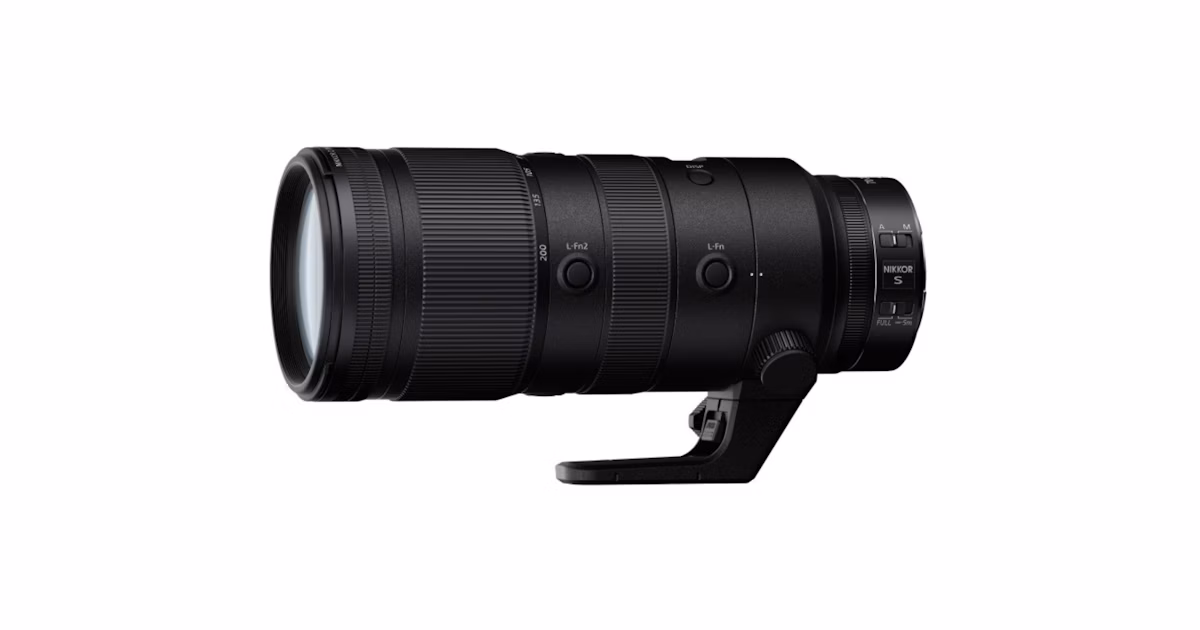 Mise à jour du firmware pour le téléobjectif performant « NIKKOR Z 70-200mm f/2.8 VR S » | Nikon