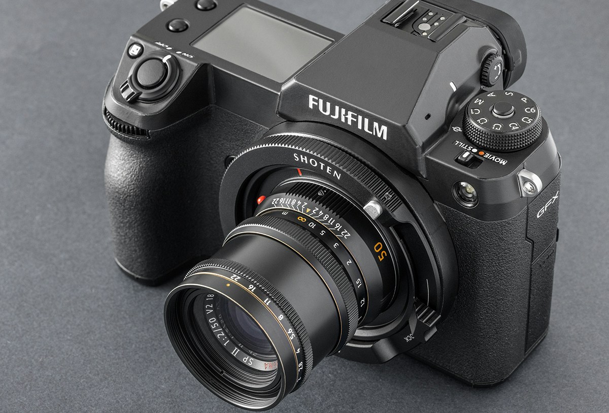 Anuncio del adaptador de montura "LM-FG IV" para lentes Leica M a montura Fujifilm G | Shoten