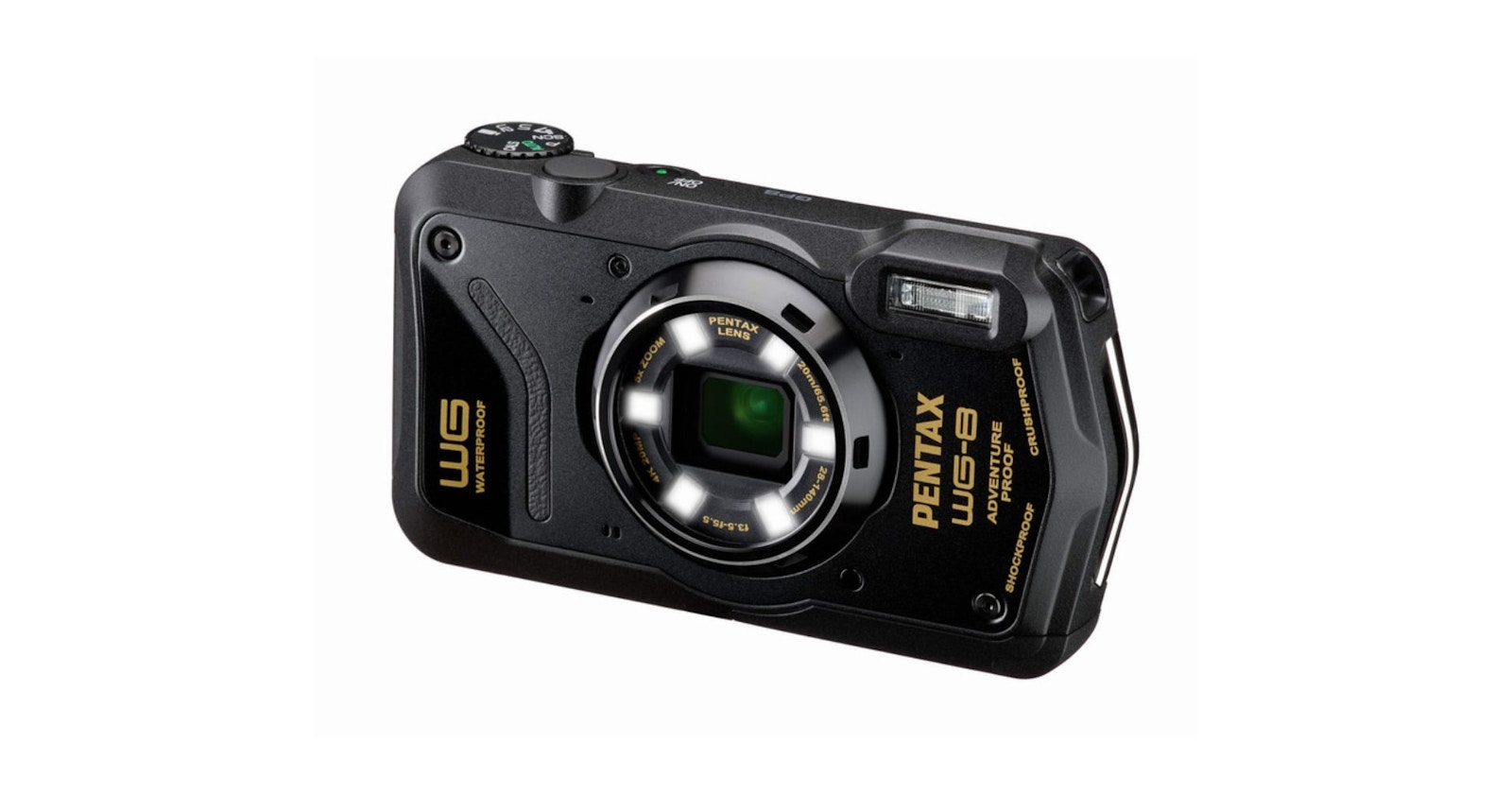 Waterproof Digital Camera with High-Performance Sensor 'PENTAX WG-8' | RICOH
