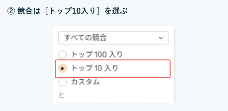 Ahrefsで競合に負けている記事を見つける4ステップの図解・操作画面