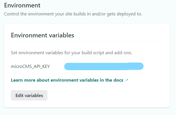Netlifyの環境変数