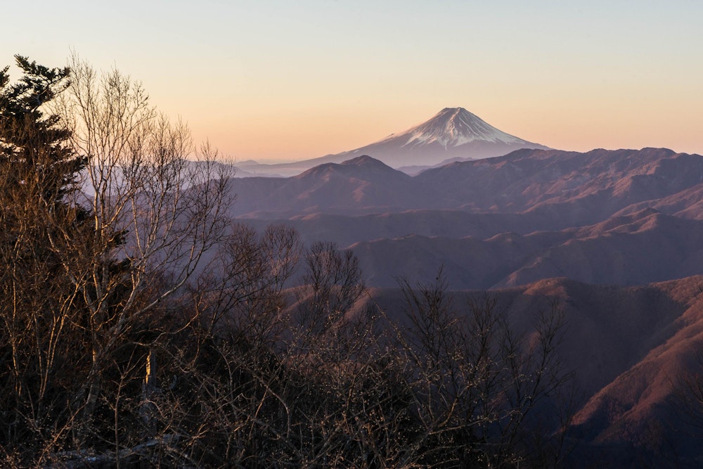 <p>空気が澄んで、富士山もよく見える。</p>