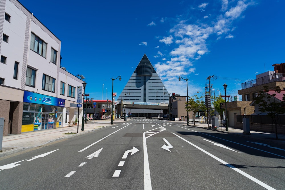 <p>まずは青森市に上陸。</p>