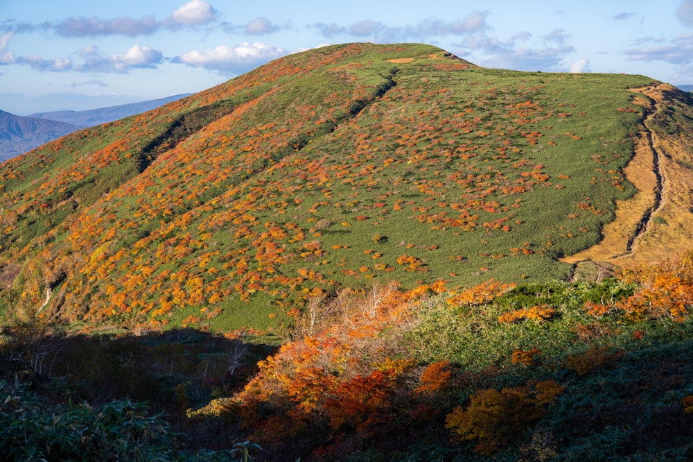 <p>八合目に戻り、今朝も出会ったあの絶景に見送られるようにして、この地を後にした。</p>