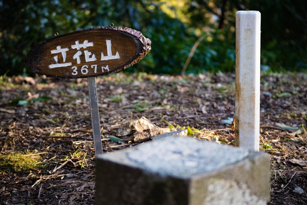 <p>標高 367m、立花山に登頂。あっという間だった。ハイキングにはちょうどいい。</p>