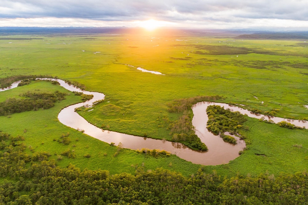 <p>釧路湿原は、道東を代表する自然風景のひとつ。<br>日本離れした風景だった。</p>