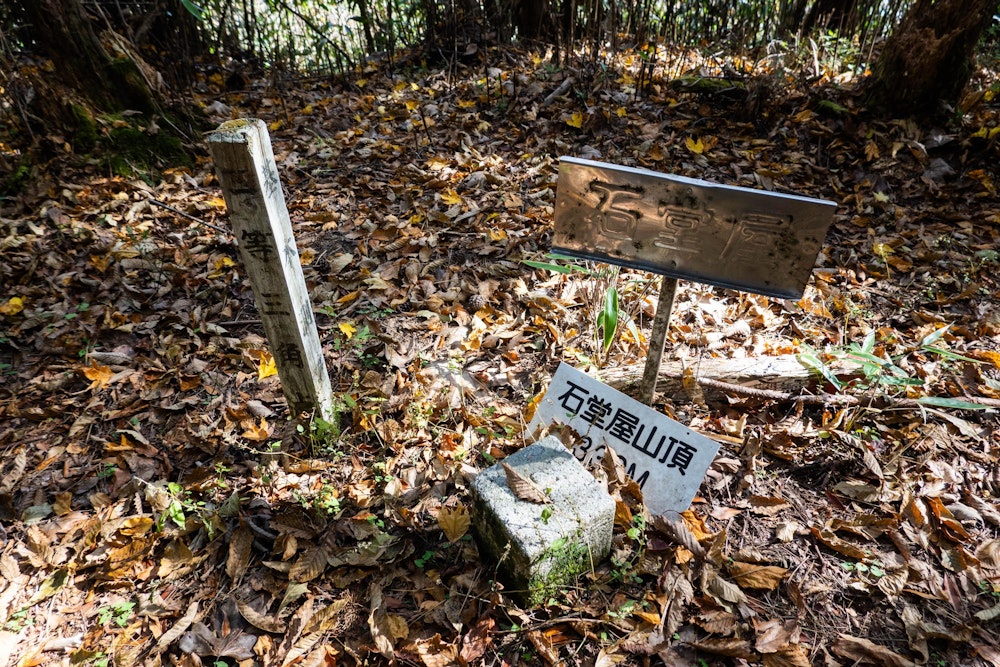 <p>主脈から外れたところにある石堂屋。ここもかなりの地味ピークであった。</p>