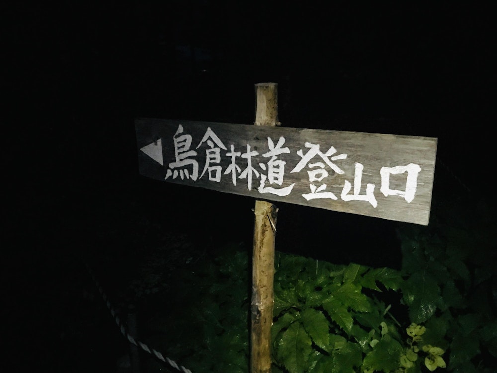 <p>三日目。夜明け前に撤収し、鳥倉登山口を目指して歩く。</p>