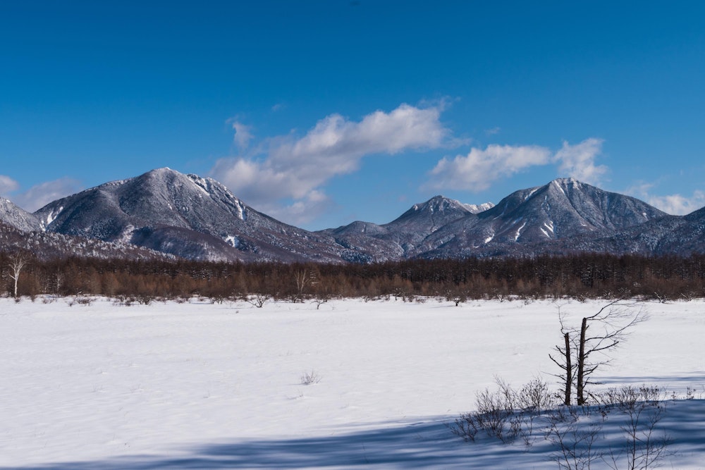 <p>奥日光を代表する山々が見える。</p>