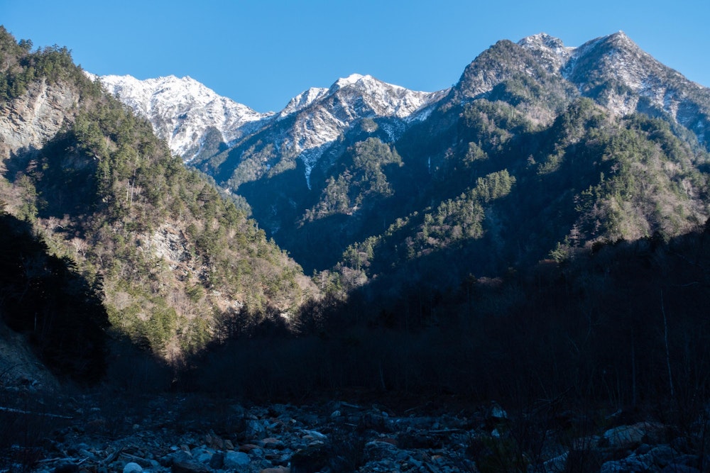 <p>日が暮れる前に戸台河原に戻ってきた。<br>2019 年の登り初めとして目指した仙丈ヶ岳では、厳冬期のテント泊をトラブルなくこなすことができた。<br>景色も圧巻の雪山登山だった。</p>