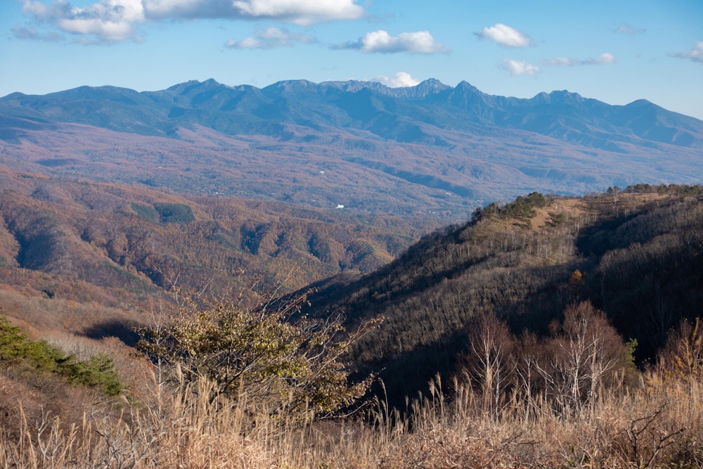 <p>八ヶ岳連峰の大パノラマが広がる。<br>こういった景色を楽しみながら走り回れるのが OMM の魅力だ。</p>