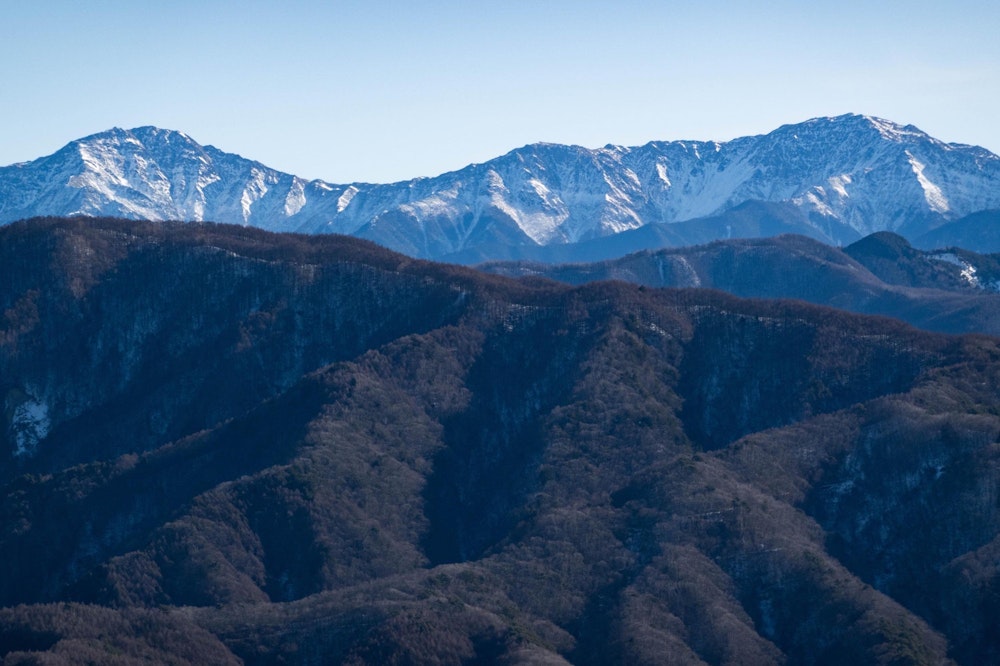 <p>北岳と間ノ岳。</p>