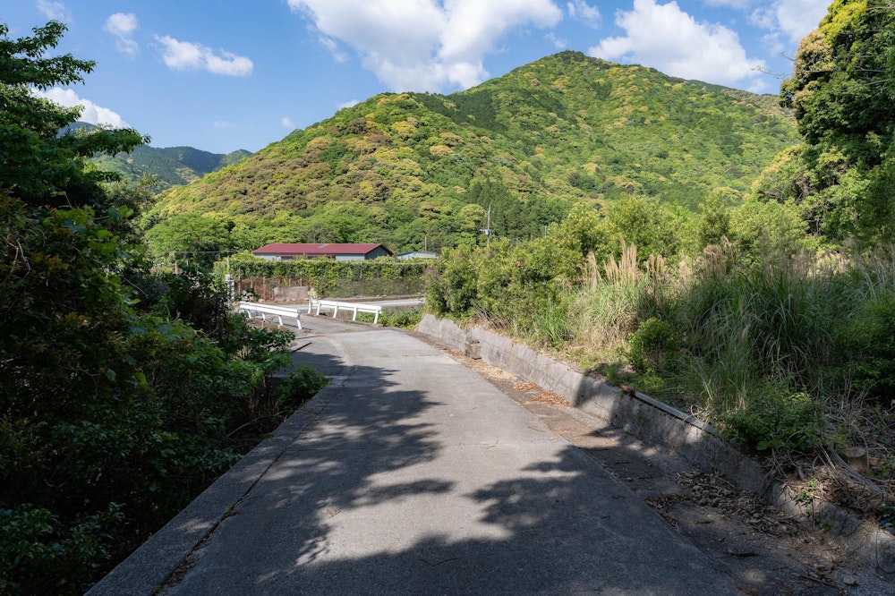 <p>あっという間に下山。<br>ものの 2 時間弱の登山であったが、充実感のある山歩きだった。<br>ドライブで訪れた町で、その町の山に登るというのはいいかもしれない。</p>