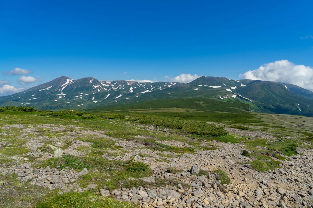 <p>大雪山・旭岳方面を振り返る。</p>