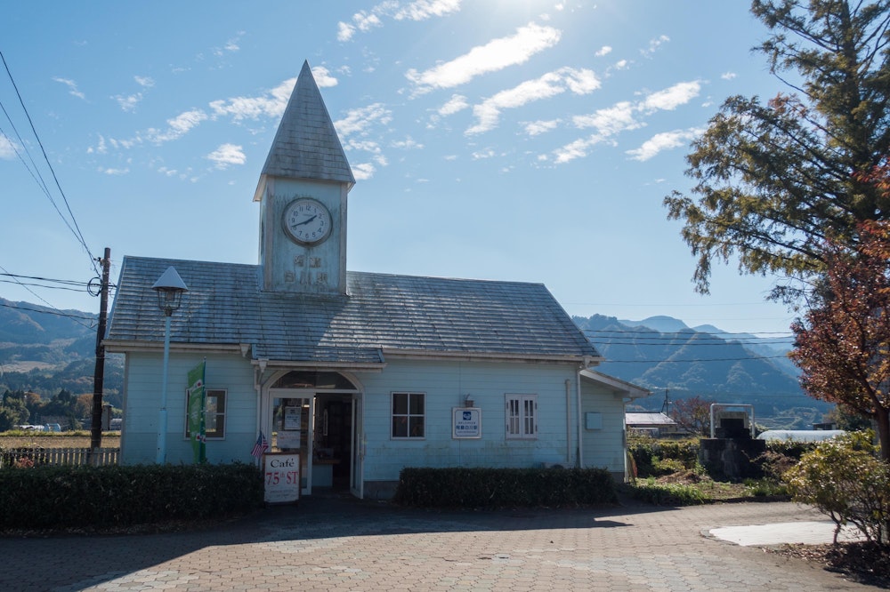 <p>阿蘇白川駅。<br>電車には乗らず、ここからバスで少し移動。</p>