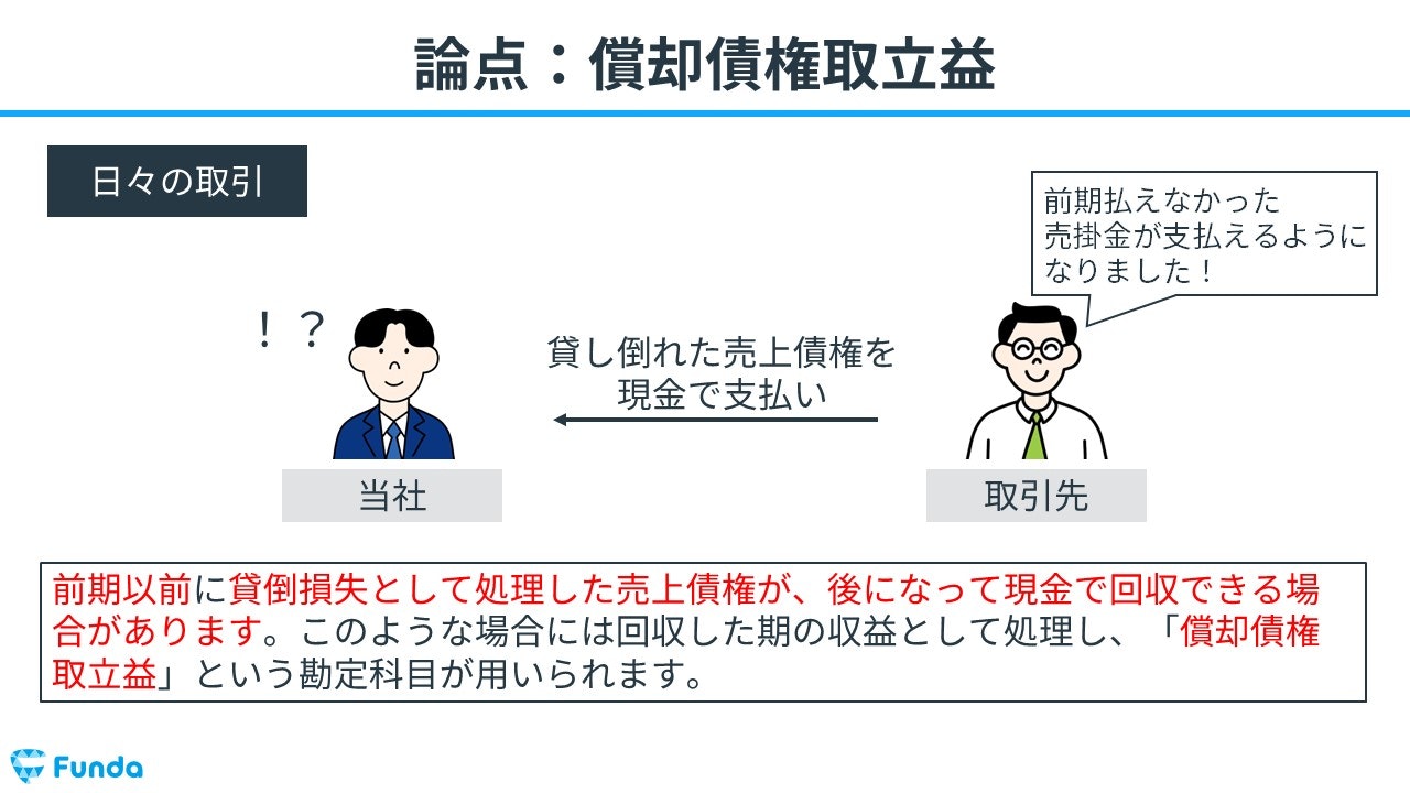 償却債権取立益とは？簿記の勘定科目を仕訳事例を用いて徹底解説