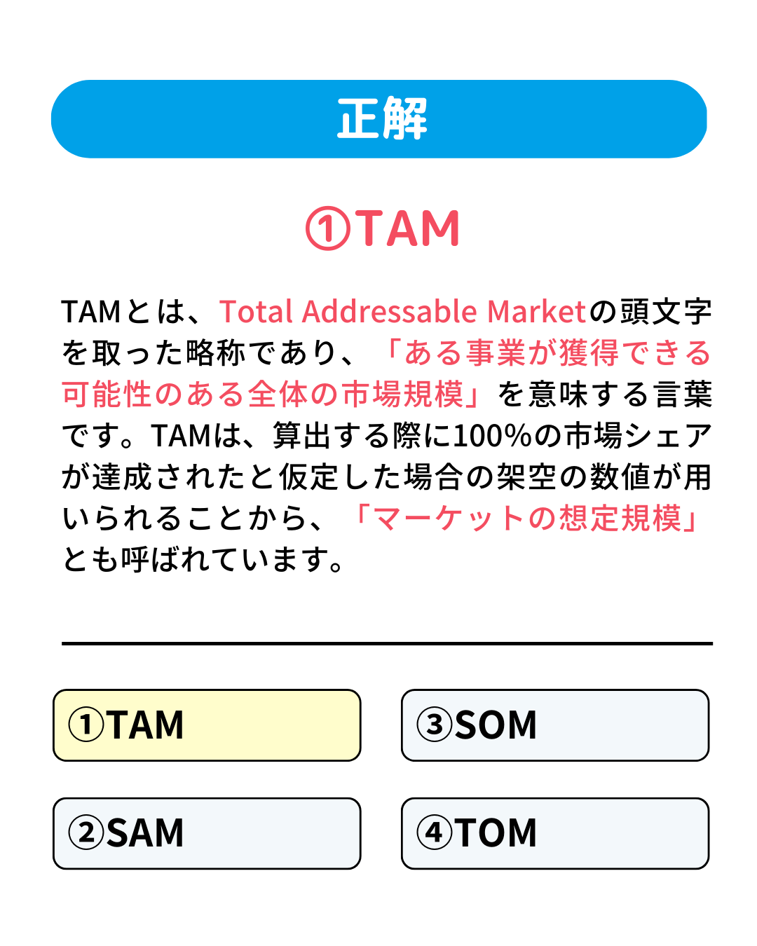 市場規模の調べ方は？TAM・SAM・SOMの違いを分かりやすく解説