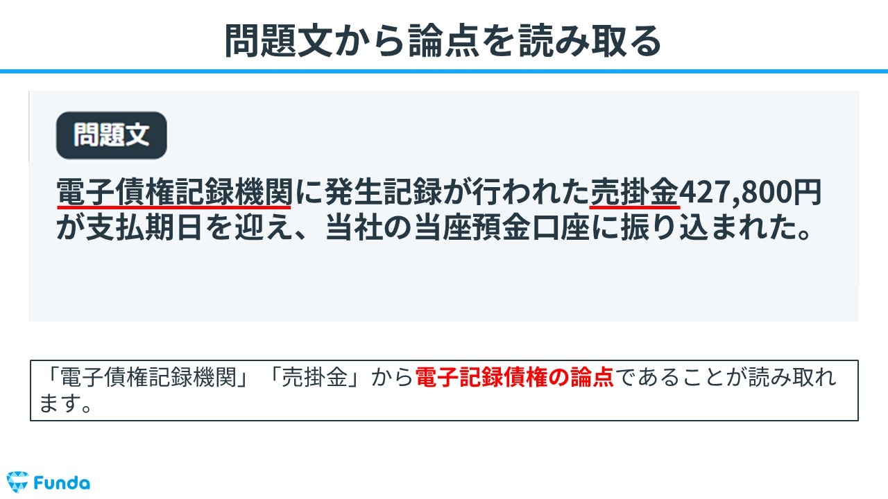 成熟経済下における日本金融のあり方　試験答案書き込みあり 簿記3級】電子記録債権の仕訳問題をわかりやすく解説 | Funda