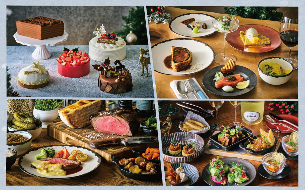 Festive,Christmas,Year end, New year, Dinner,Christmas Cake, Brunch, Steak,Aperitif, freeflow,Champagne