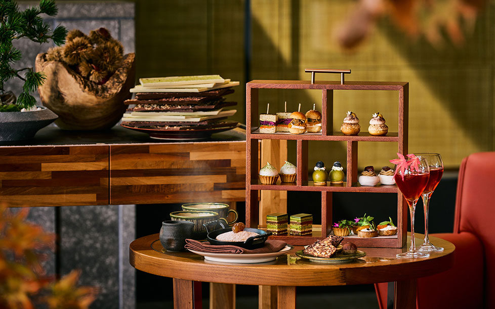 抹茶、マロン、栗、アフタヌーンティー、チョコレート、スイーツ、セイボリー、アンダーズ 東京、虎ノ門ヒルズ