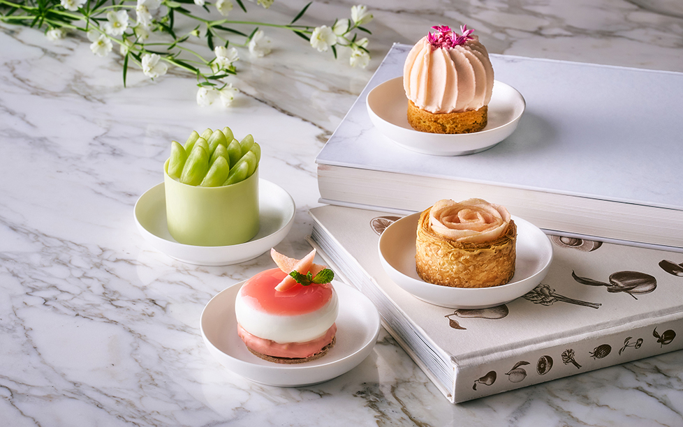 Muscat,Peach,Sweets,Pastry shop, Andaz Tokyo Toranomon Hills, Summer, Seasonal sweets,Cake,Tart,Shortcake