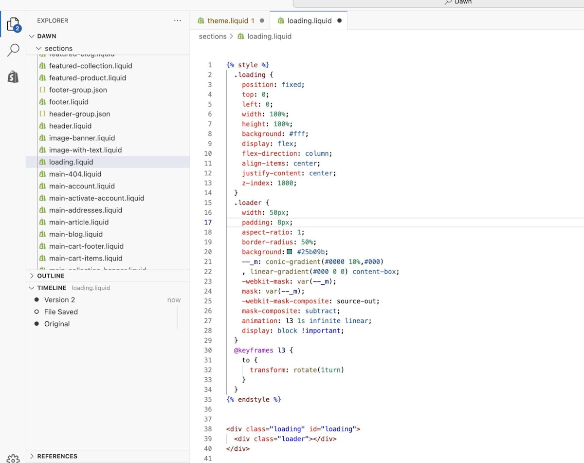 コードをコピペする