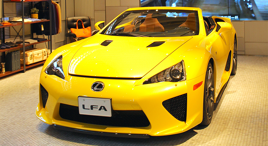 レクサス LFA AUTOart 1/18 レクサス LFA （ホワイテスト・ホワイト／ブラック