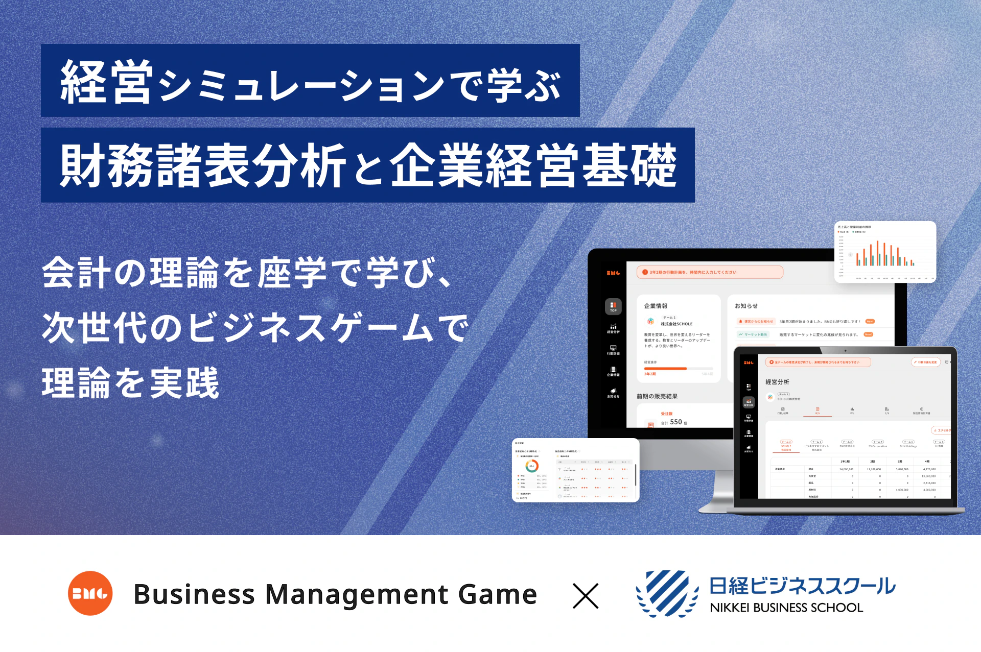 「経営シミュレーションで学ぶ公開講座」を日経ビジネススクールで開催中