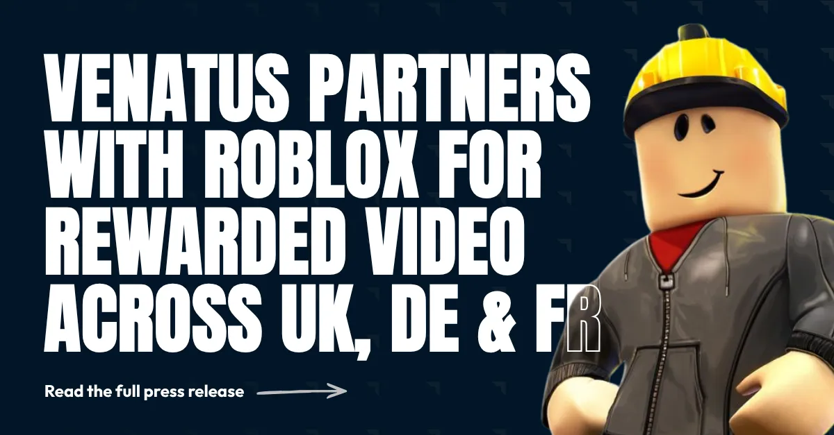Venatus公式のRobloxパートナーシップ発表用PR画像