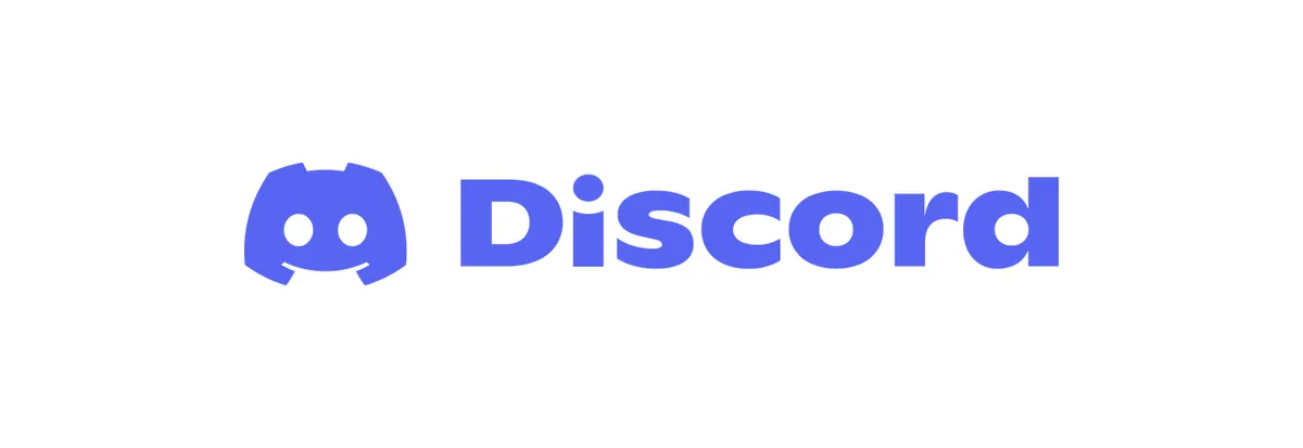 Discordの公式ロゴ。青紫色のコントローラー型のマークと「Discord」の文字