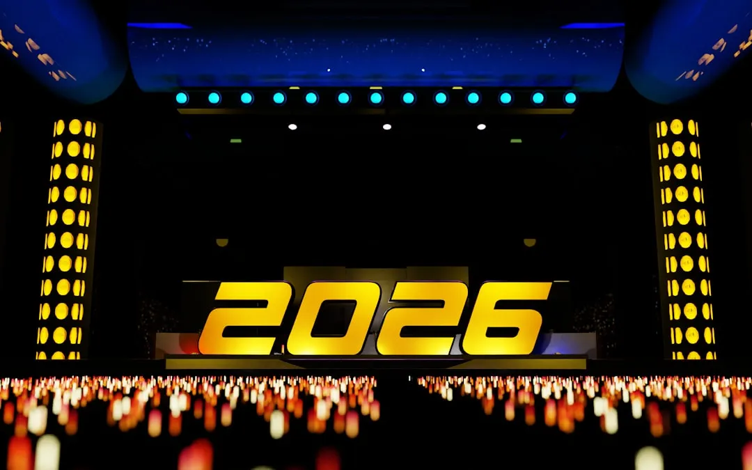 光と熱量に包まれたバーチャルライブステージの演出イメージ