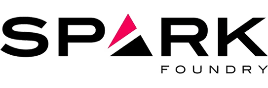 Frameplayの事例ページに掲載されているメディアエージェンシーSpark Foundryのロゴ