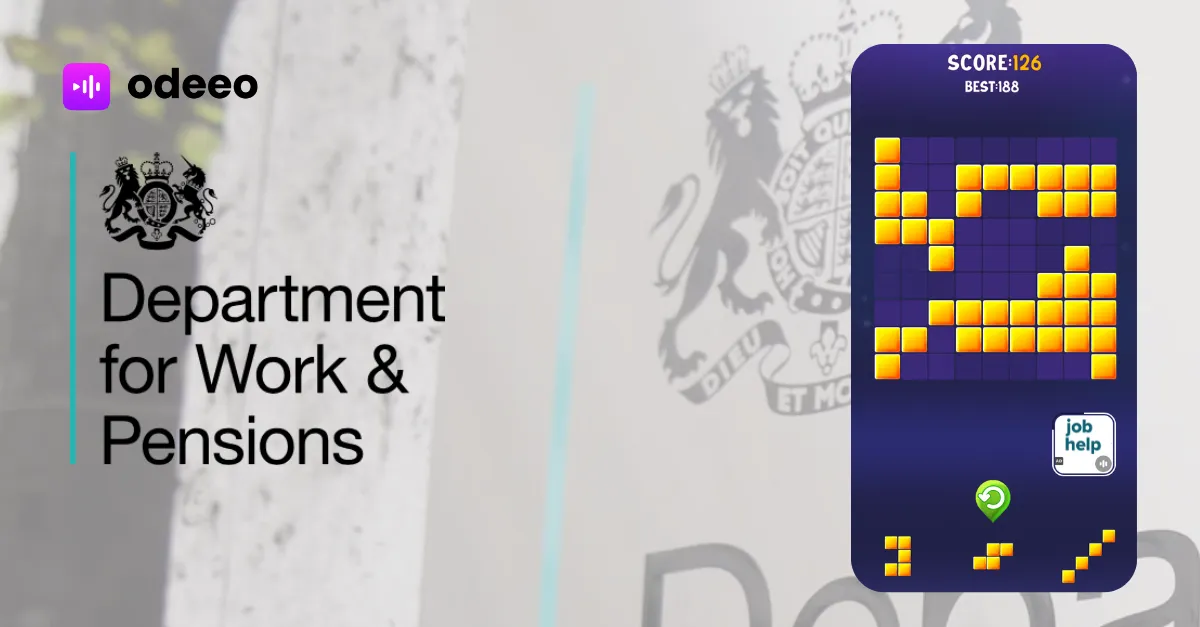 英国雇用年金省（DWP）のゲーム内音声広告出稿事例