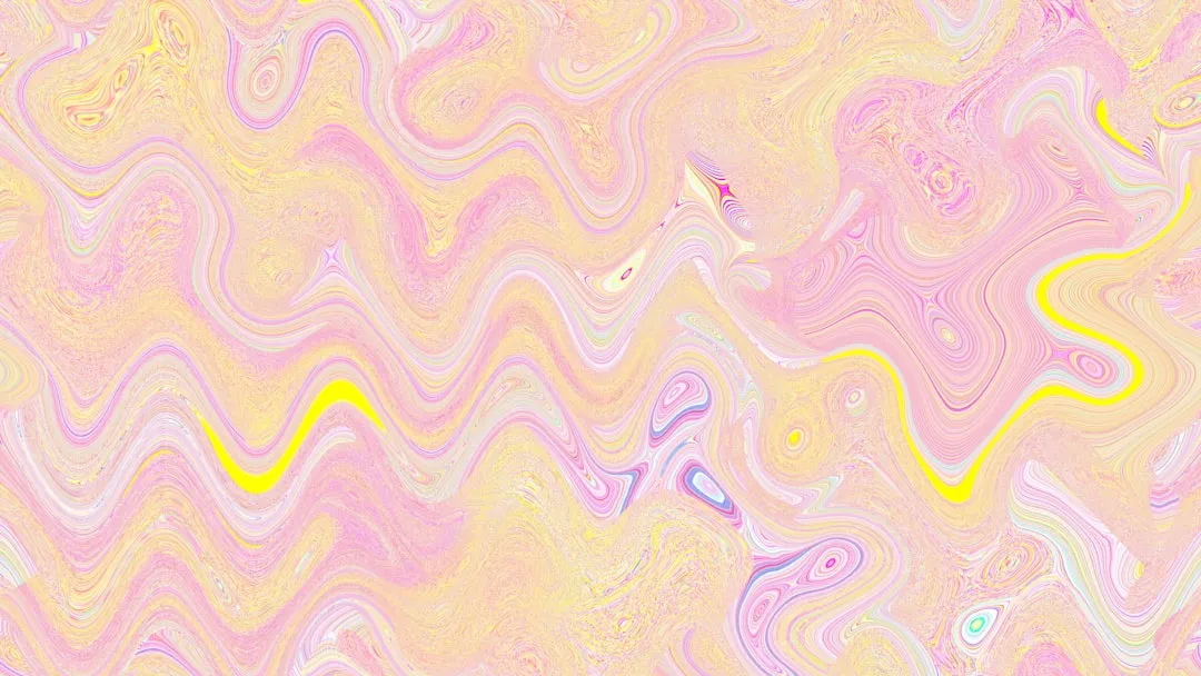 カラフルな波と光の抽象的なパターン——センサリーマーケティングが消費者の感覚に訴えかける多様な刺激を表現