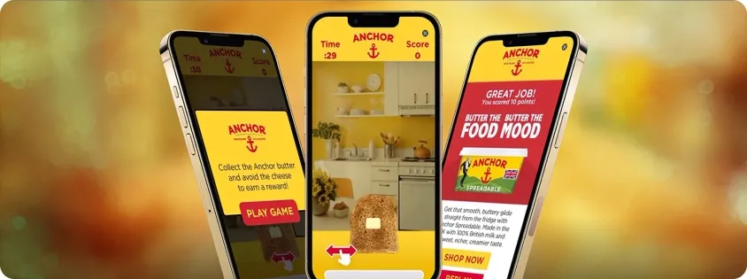 Arla Anchor「Butter the Food, Butter the Mood」キャンペーンのヒーロー画像